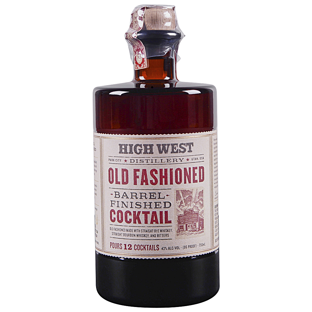 HIGH WEST COCKTAIL OLD FASHIONED 750ML MIAMI LIQUOR WINE STORE