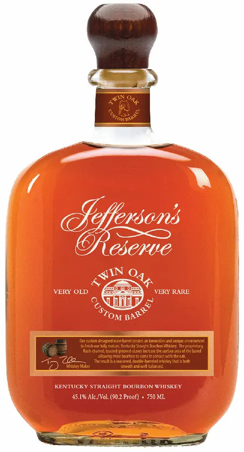 JEFFERSON'S TWIN OAK 750ML MIAMI LIQUOR WINE STORE
