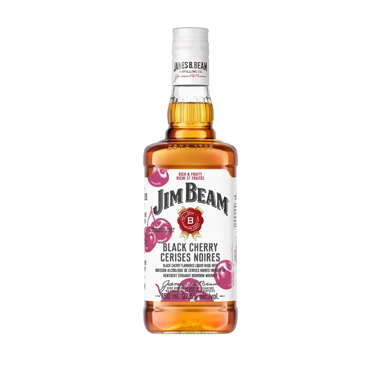 JIM BEAM RED STAG BLACK CHERRY 750ML MIAMI LIQUOR WINE STORE