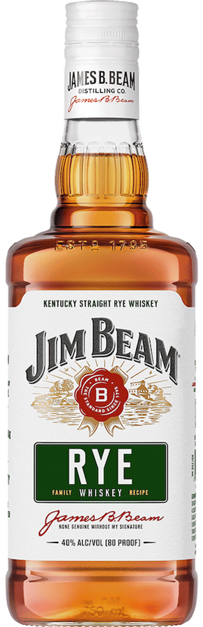 JIM BEAM RYE 750ML MIAMI LIQUOR WINE STORE