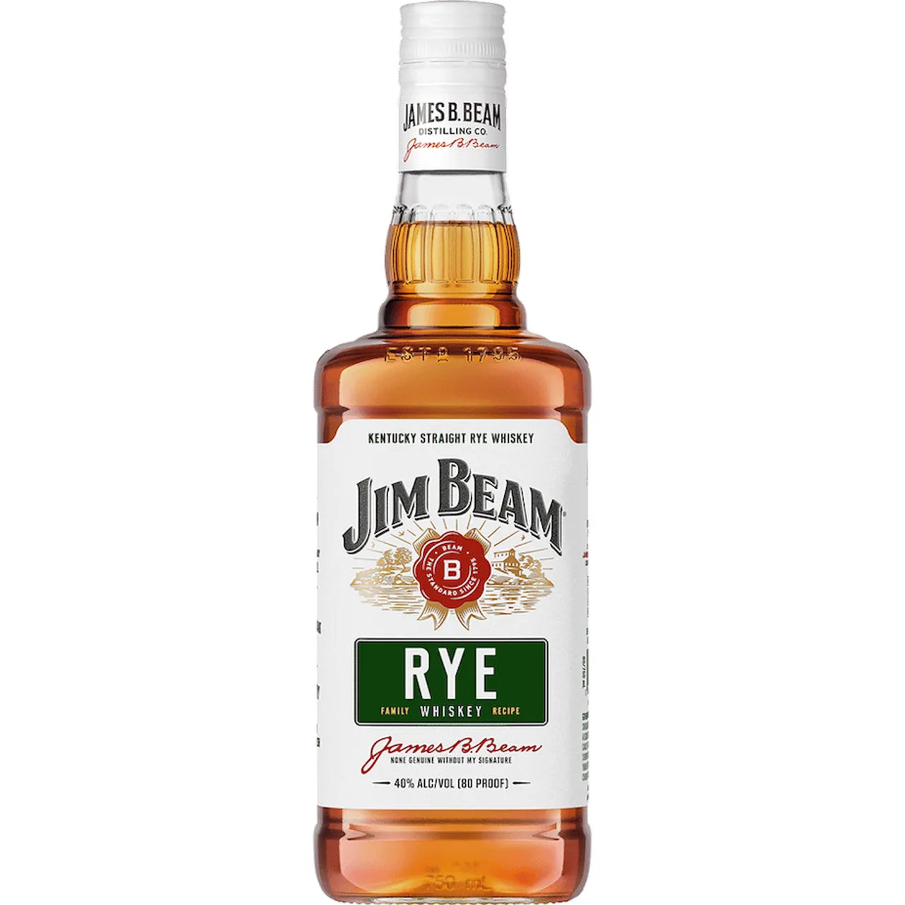 JIM BEAM RYE 750ML MIAMI LIQUOR WINE STORE