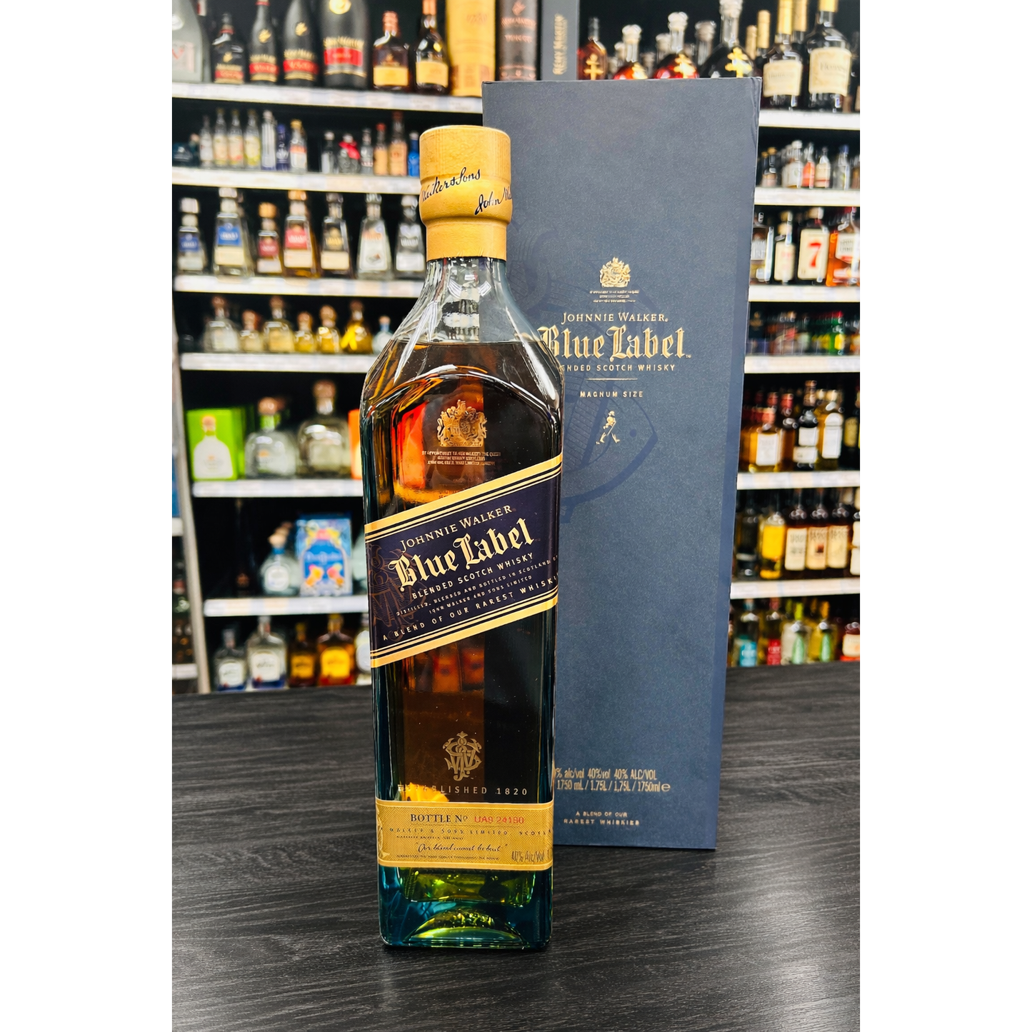 JOHNNIE WALKER BLUE LABEL 1.75L MIAMI LIQUOR WINE STORE