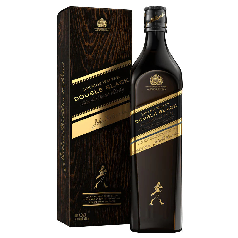 JOHNNIE WALKER DOUBLE BLACK 750ML MIAMI LIQUOR WINE STORE