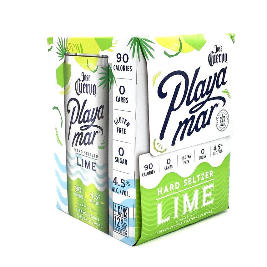 JOSE CUERVO 4PK PLAYA MAR LIME HARD SELTZER MIAMI LIQUOR WINE STORE