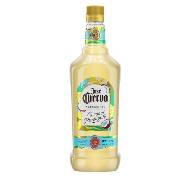 JOSE CUERVO AUTHENTIC COCONUT PINEAPPLE MARGARITA 1.75L MIAMI LIQUOR WINE STORE