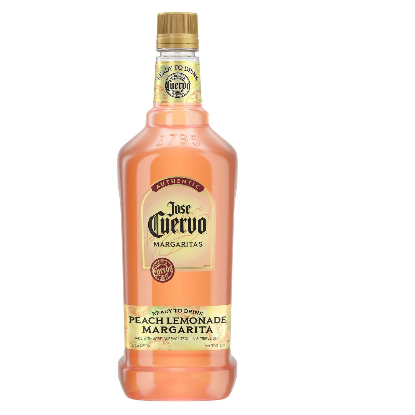 JOSE CUERVO AUTHENTIC PEACH LEMONADE MARGARITA 1.75L MIAMI LIQUOR WINE STORE