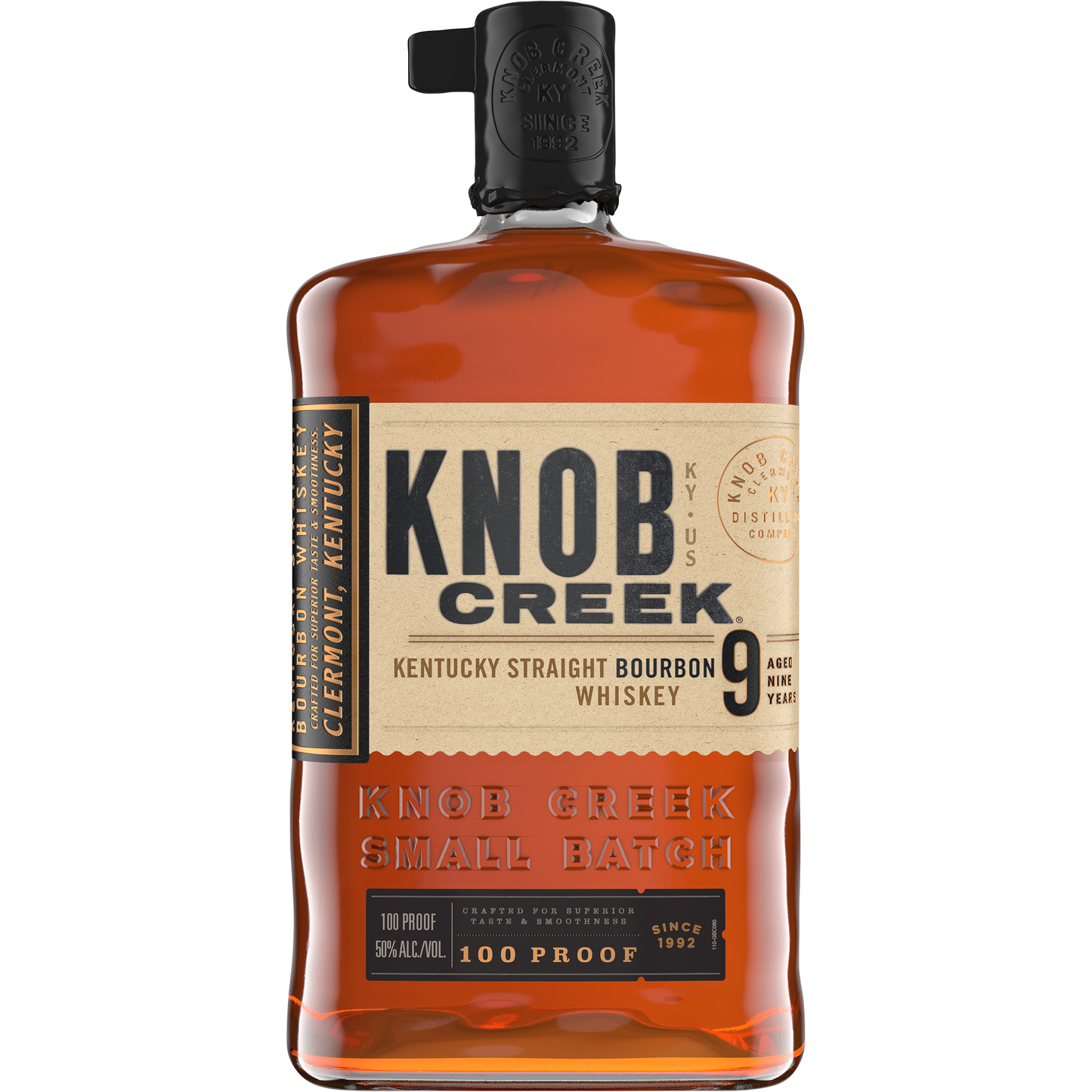 KNOB CREEK 100 AGED 9 YRS 1.75L MIAMI LIQUOR WINE STORE