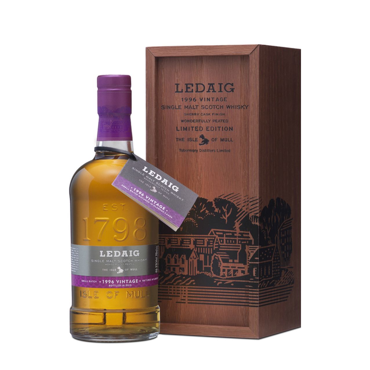 LEDAIG 18 YRS SHERRY OAK FINISH SINGLE MALT SCOTH 750ML MIAMI LIQUOR WINE STORE