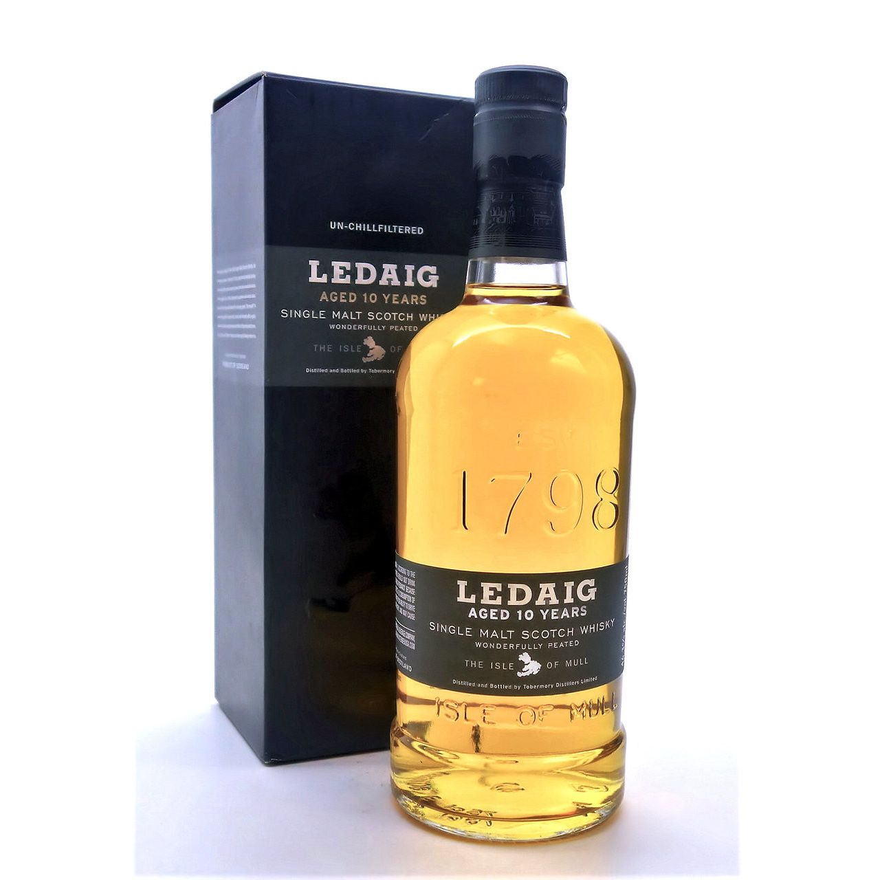 LEDAIG AGED 10 YEARS SINGLE MALT WHISKEY MIAMI LIQUOR WINE STORE