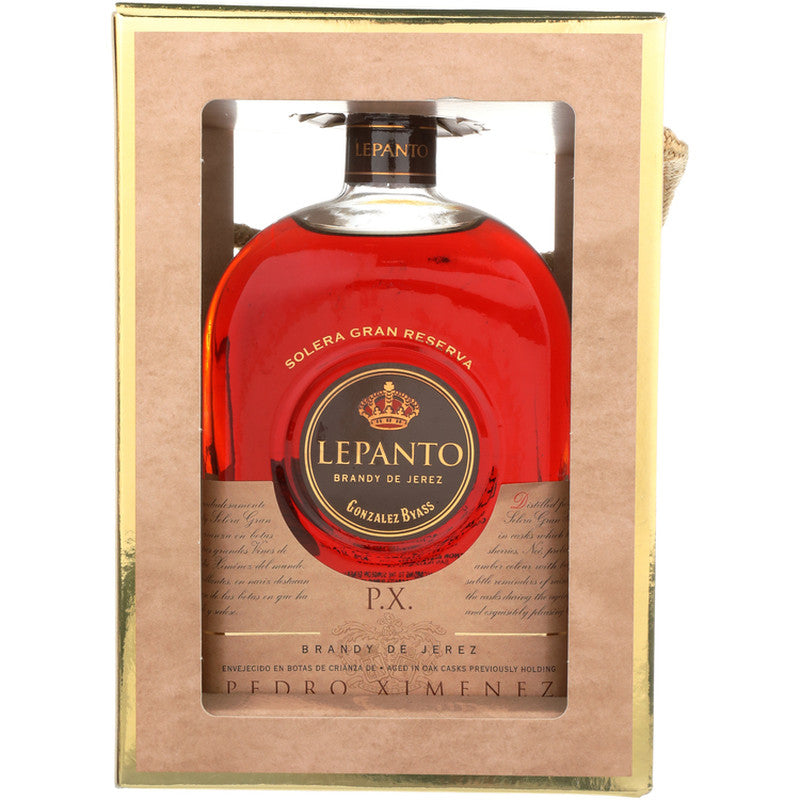 LEPANTO BRANDY PX SOLERA 750ML MIAMI LIQUOR WINE STORE