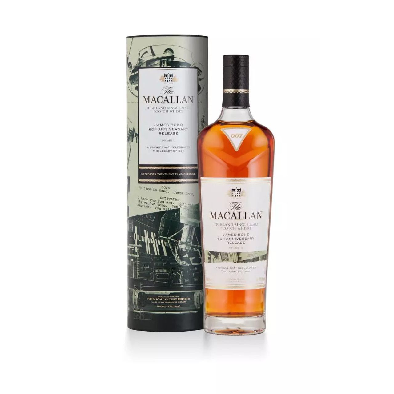 MACALLAN JAMES BOND 60TH ANNIVERSARY DECADE II 700ML MIAMI LIQUOR WINE STORE