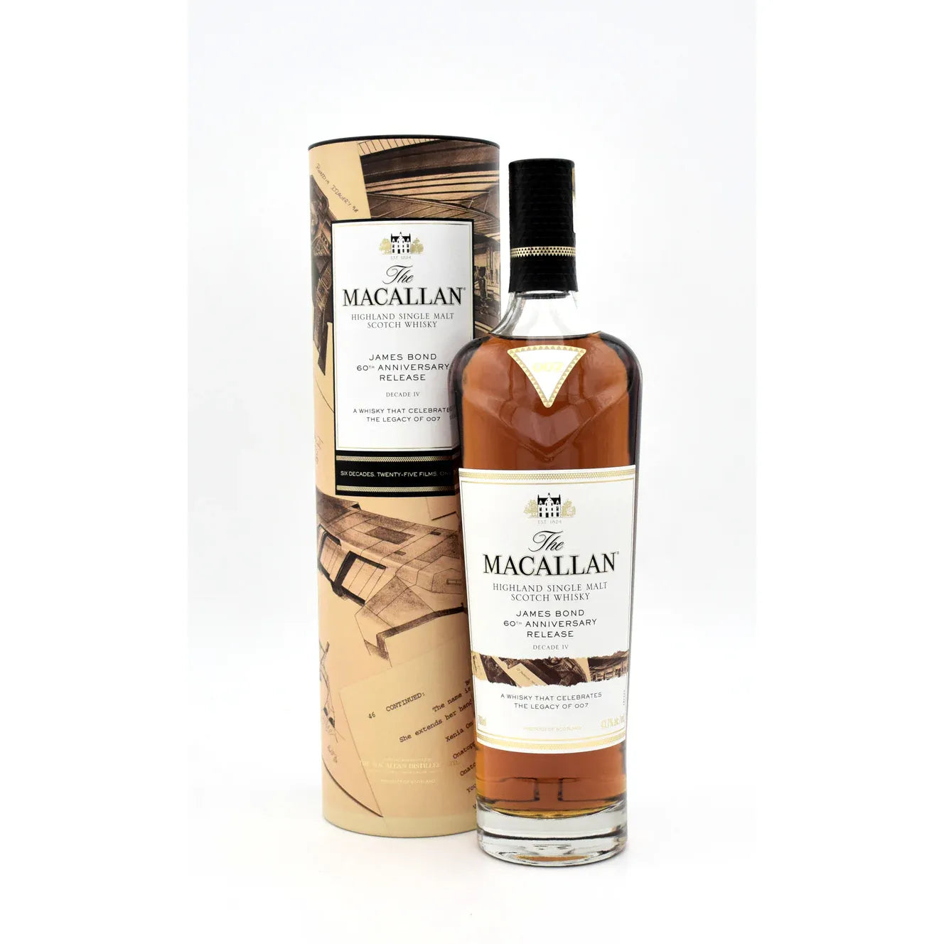 MACALLAN JAMES BOND 60TH ANNIVERSARY DECADE IV 700ML MIAMI LIQUOR WINE STORE