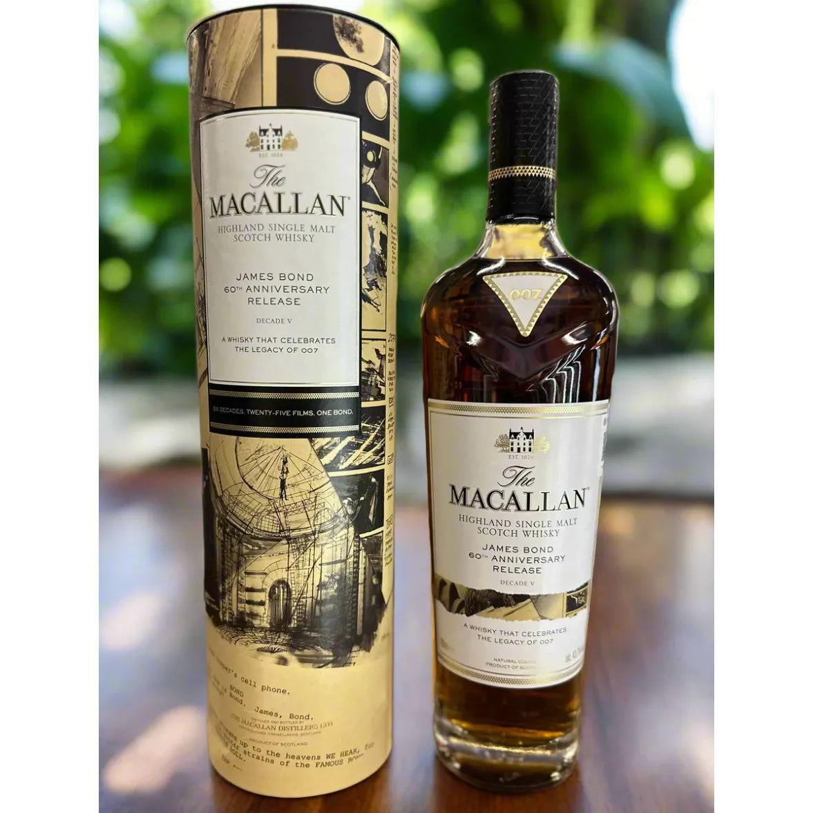 MACALLAN JAMES BOND 60TH ANNIVERSARY DECADE V 700ML MIAMI LIQUOR WINE STORE