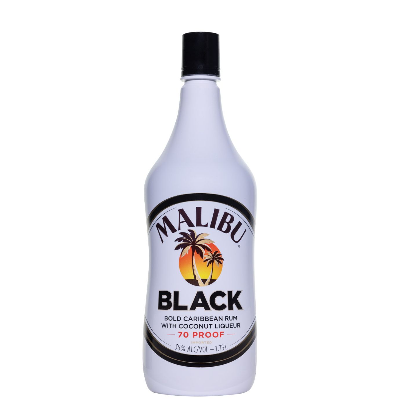 MALIBU BLACK RUM 1.75L MIAMI LIQUOR WINE STORE