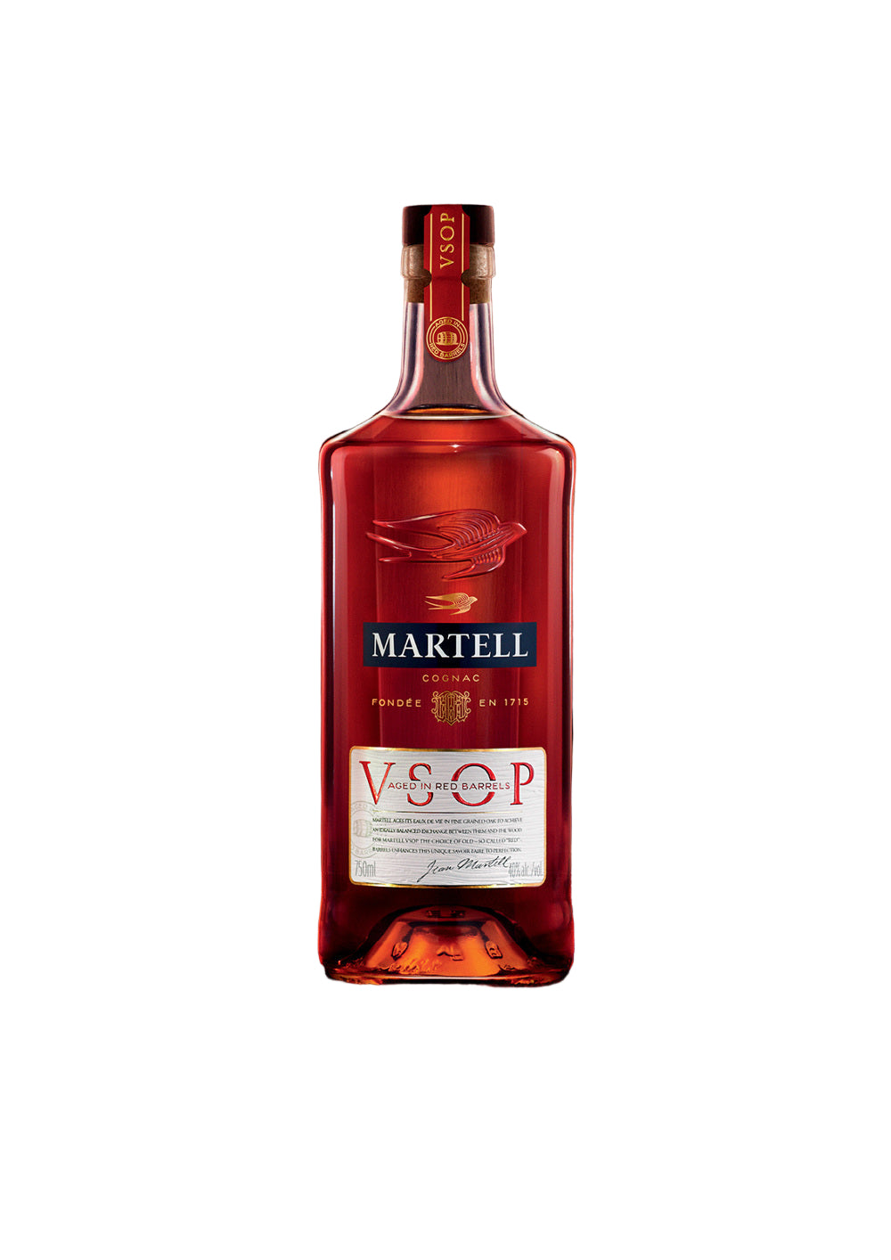 MARTELL VSOP Matured in Red Barrels COGNAC 750ML MIAMI LIQUOR WINE STORE