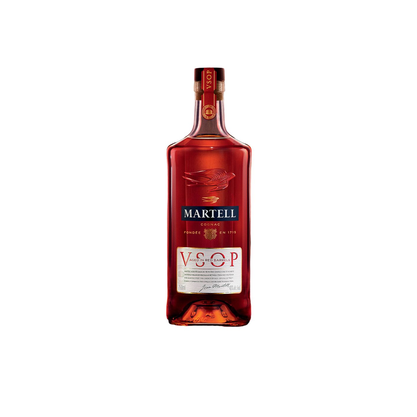 MARTELL VSOP Matured in Red Barrels COGNAC 750ML MIAMI LIQUOR WINE STORE