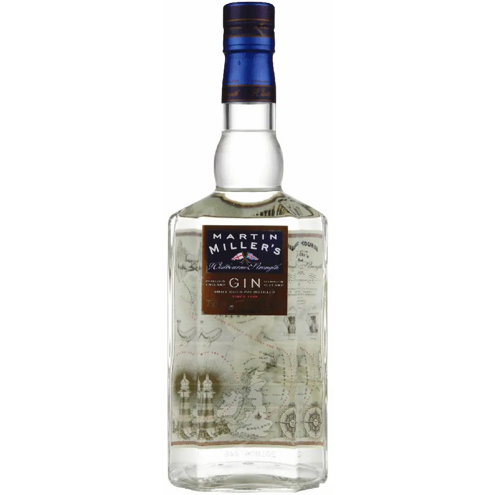 MARTIN MILLER'S SMALL BATCH WESTBOURNE DRY GIN 750ML MIAMI LIQUOR WINE STORE