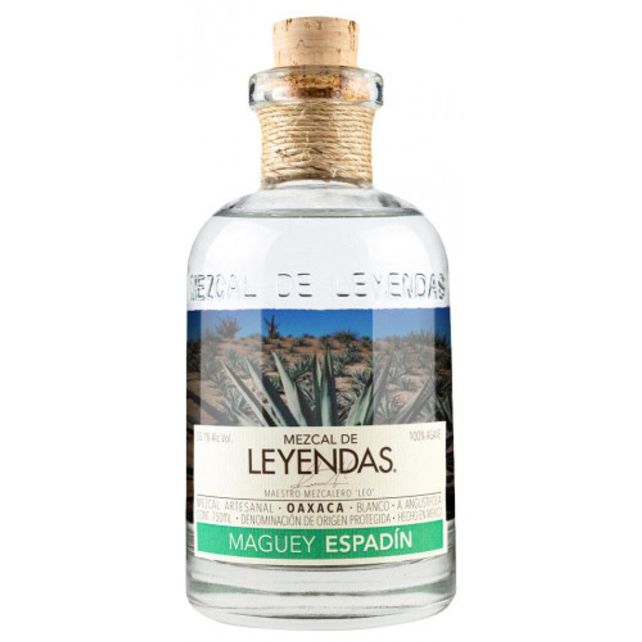 MEZCAL DE LEYENDAS MAGUEY ESPADIN 750ML