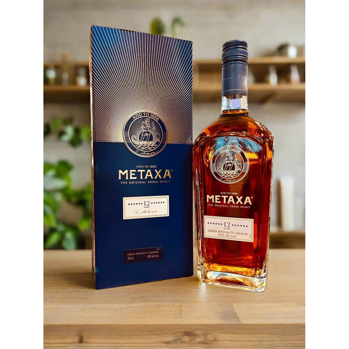 METAXA GREEK SPIRITS 12 STARS 750ML MIAMI LIQUOR WINE STORE