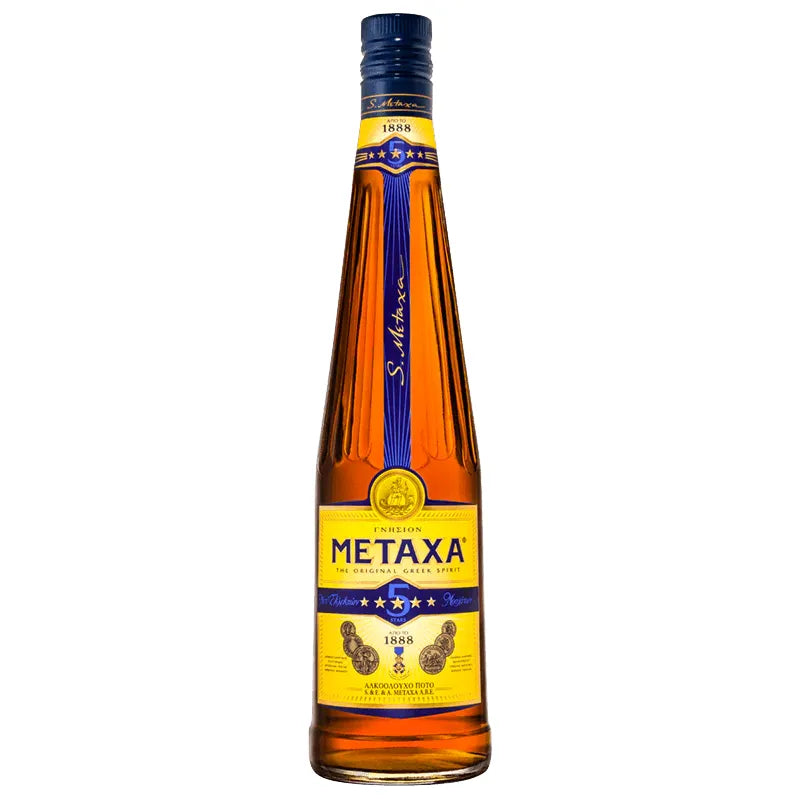 METAXA GREEK SPIRIT 5 STARS 750ML MIAMI LIQUOR WINE STORE