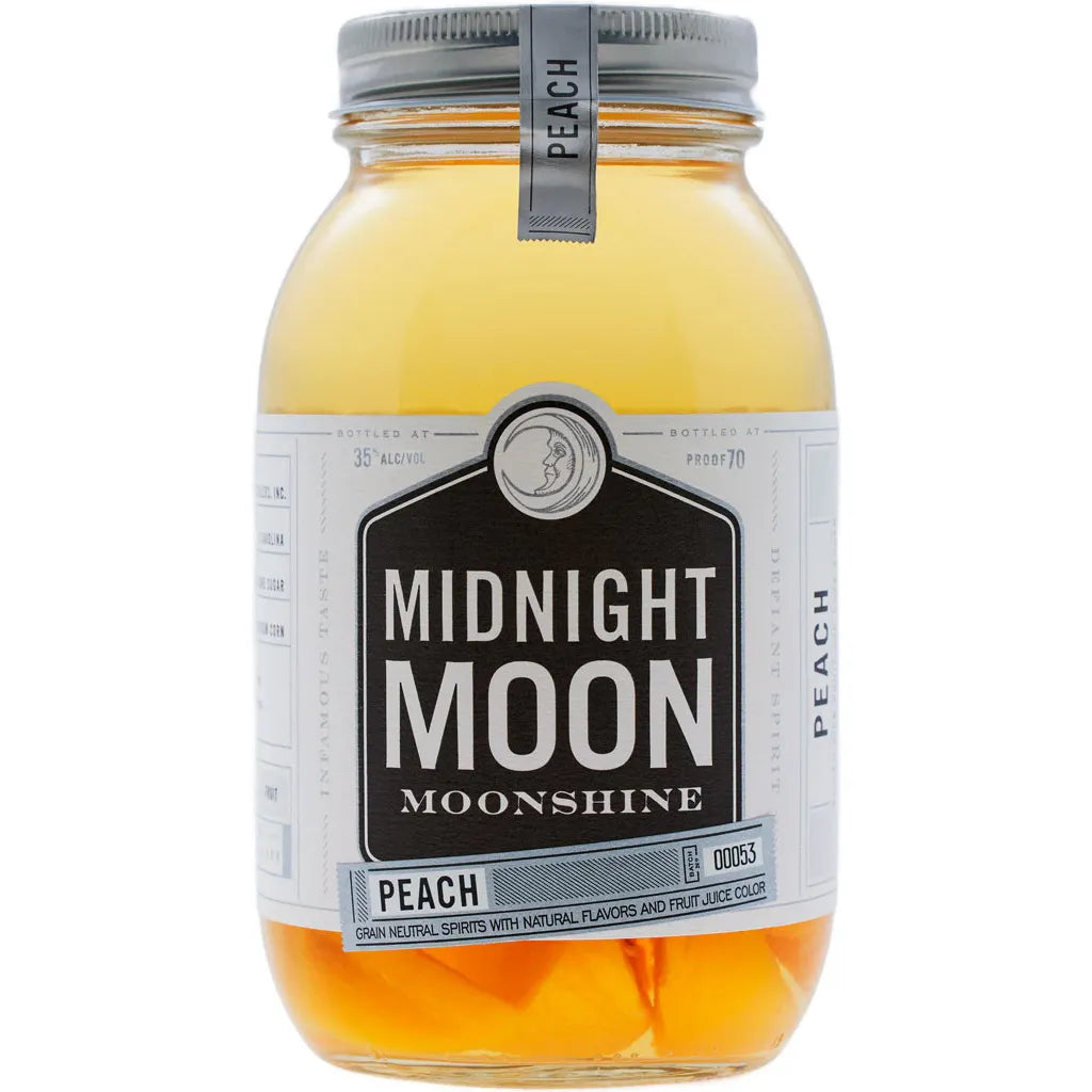 MIDNIGHT MOON MOONSHINE PEACH 750ML MIAMI LIQUOR WINE STORE