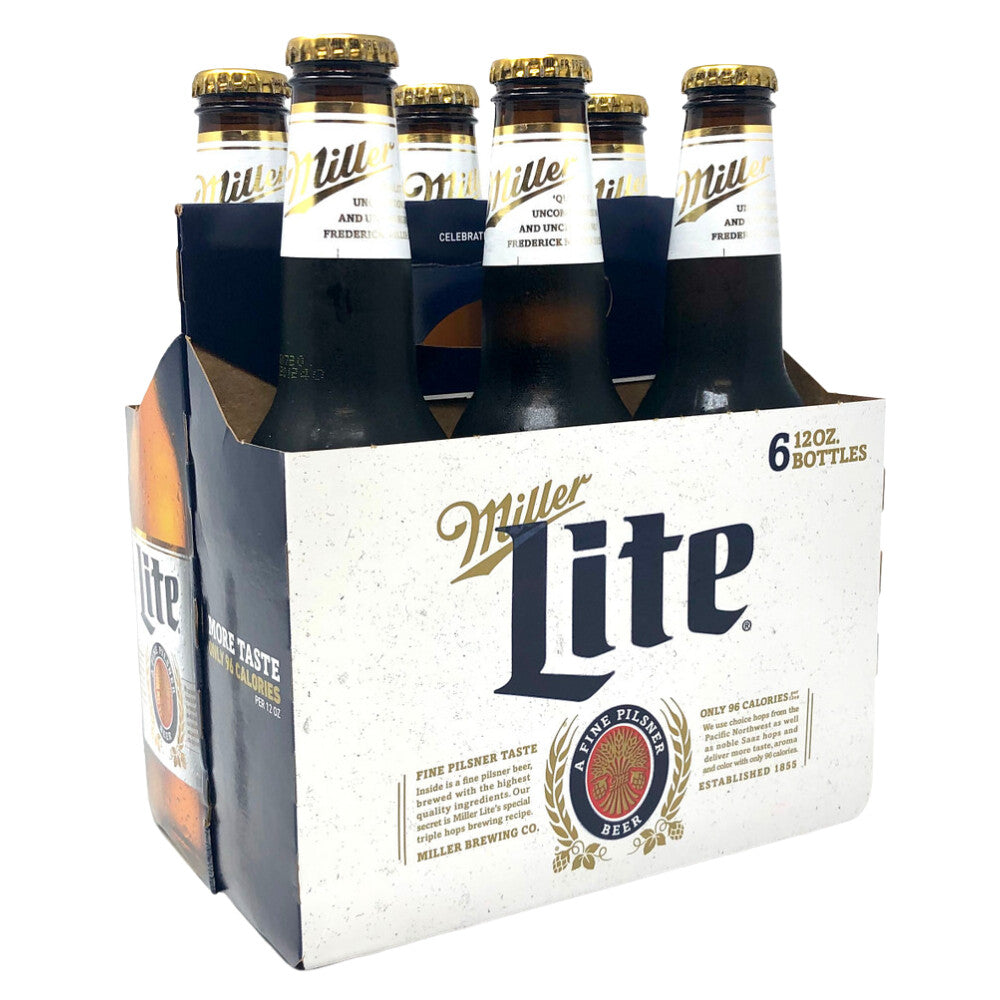 MILLER LITE 6PK BOTTLE MIAMI LIQUOR WINE STORE