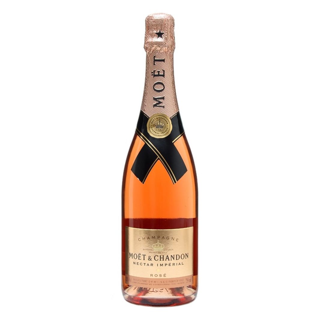 MOET & CHANDON NECTAR IMPERIAL ROSE 750ML MIAMI LIQUOR WINE STORE