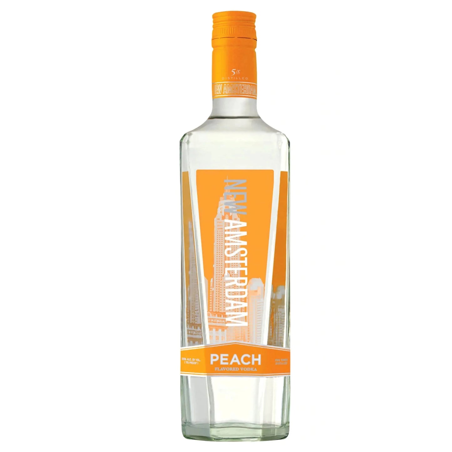 NEW AMSTERDAM PEACH 750ML MIAMI LIQUOR WINE STORE
