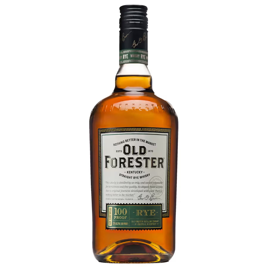 OLD FORESTER 100 RYE 750ML MIAMI LIQUOR WINE STORE