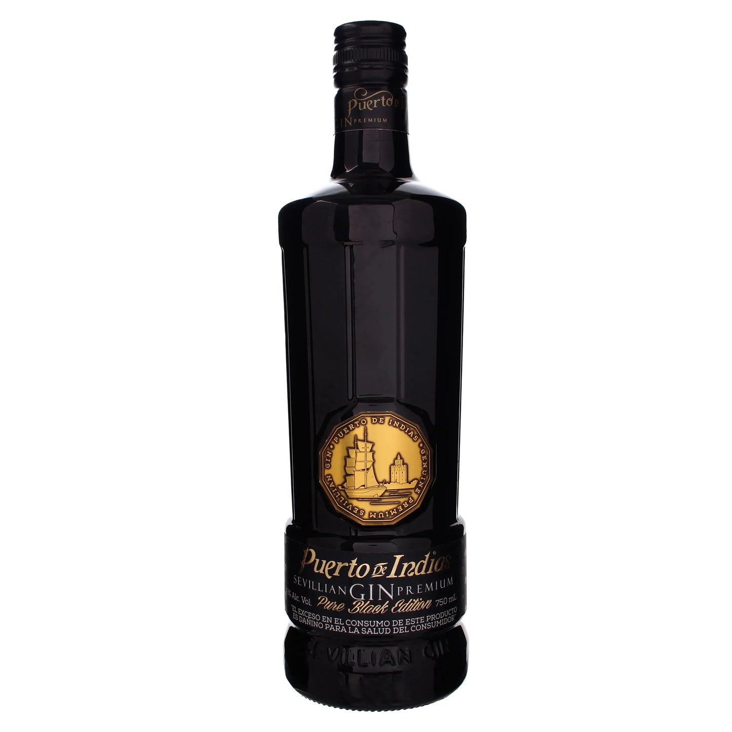 PUERTOS DE INDIAS GIN BLACK EDITION 750ML MIAMI LIQUOR WINE STORE
