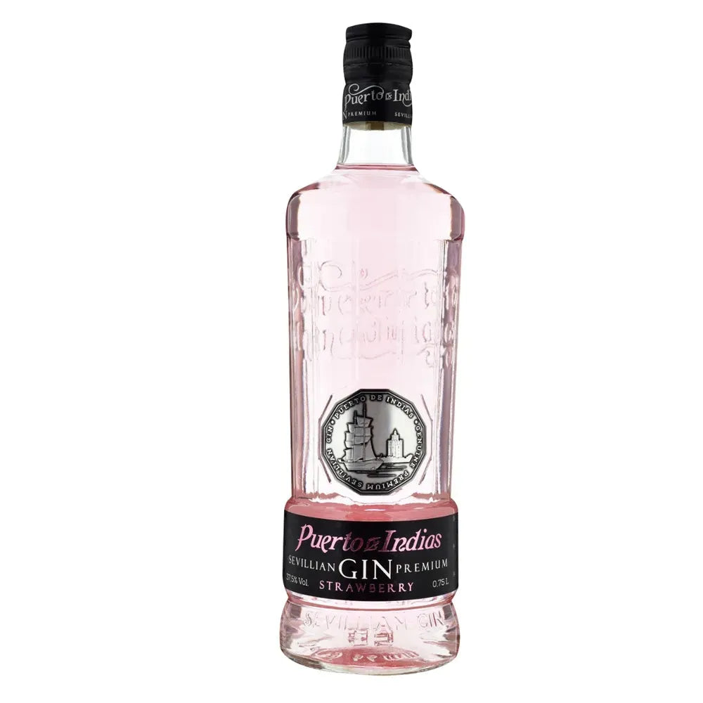 PUERTOS DE INDIAS GIN STRAWBERRY 750ML MIAMI LIQUOR WINE STORE