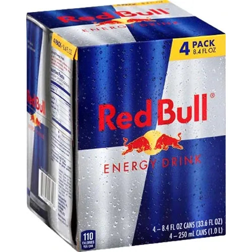 RED BULL 4PK 8.4 FL OZ MIAMI LIQUOR WINE STORE
