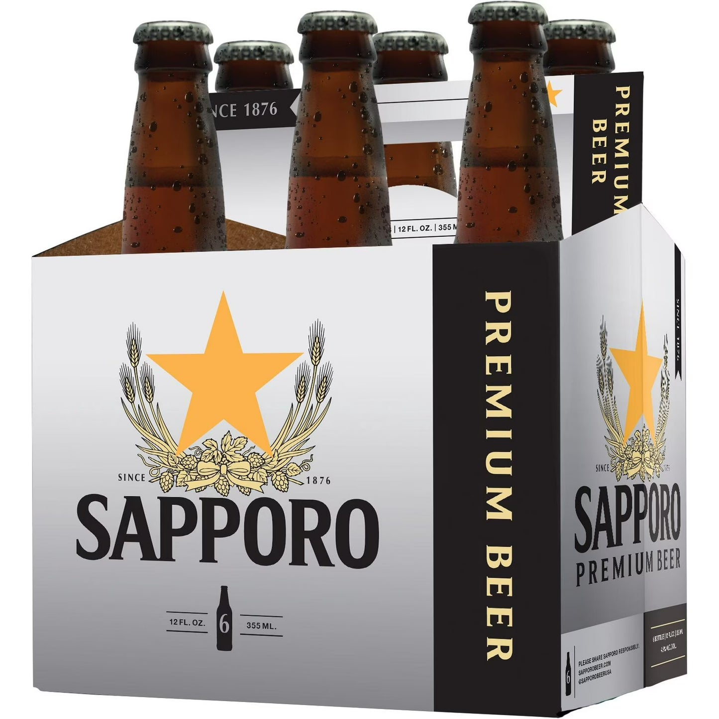 SAPORO 6PK BOTTLE MIAMI LIQUOR WINE STORE