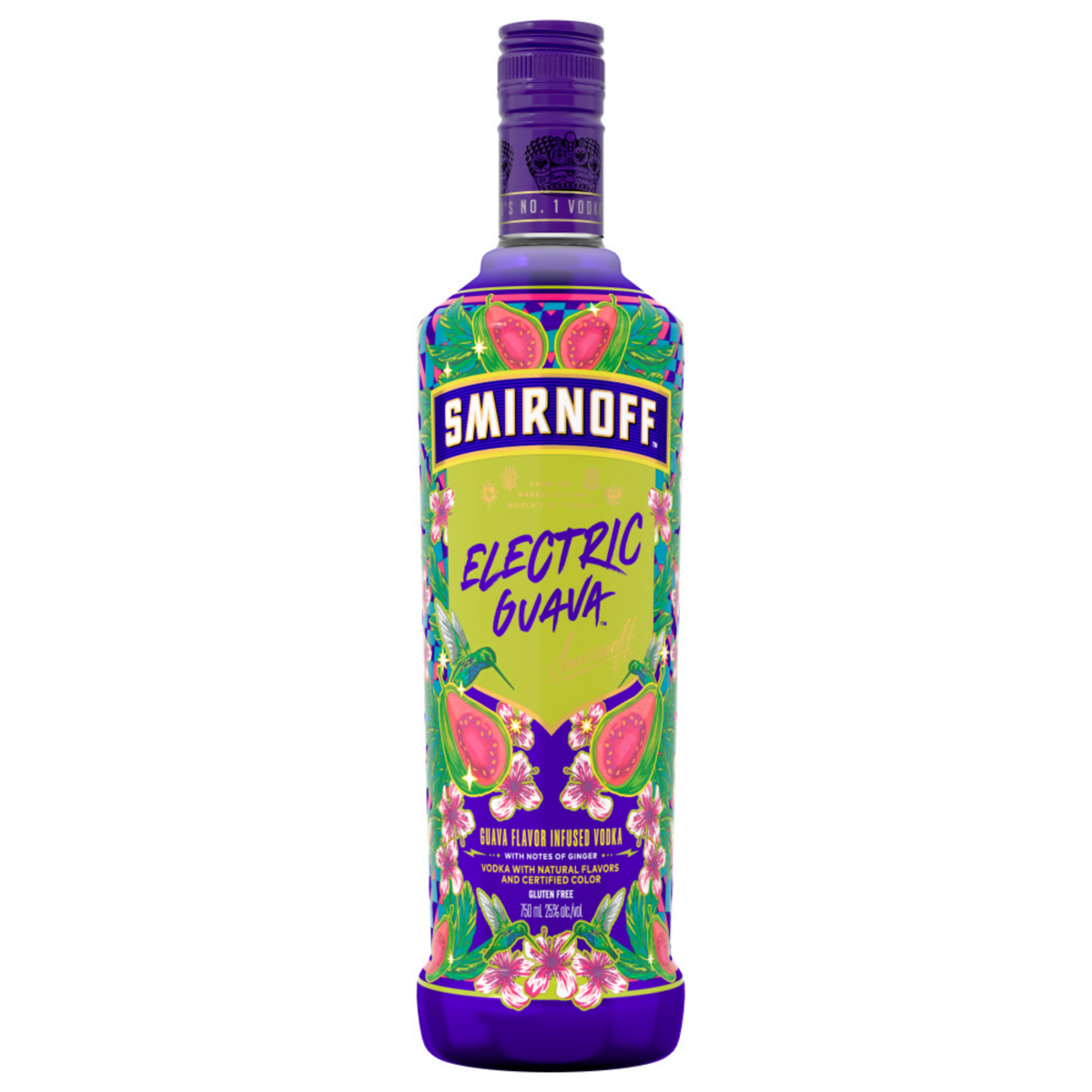 SMIRNOFF ELECTRIC GUAVA 750ML MIAMI LIQUOR WINE STORE