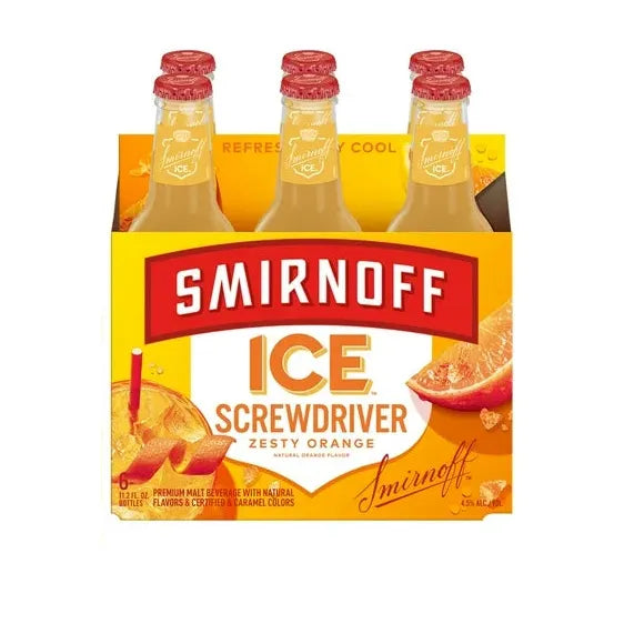 SMIRNOFF ICE 6PK SCREWDRIVER MIAMI LIQUOR WINE STORE