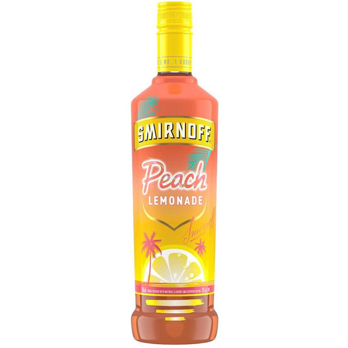SMIRNOFF PEACH LEMONADE 750ML MIAMI LIQUOR WINE STORE