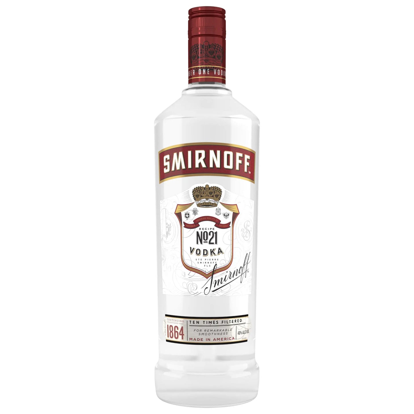 SMIRNOFF RED 80 750ML MIAMI LIQUOR WINE STORE