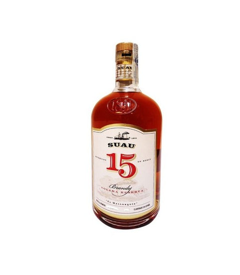 SUAU 15 BRANDY SOLERA RESERVA 750ML MIAMI LIQUOR WINE STORE