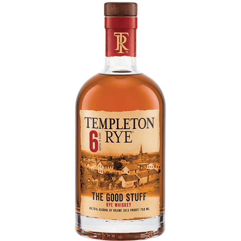 TEMPLETON RYE WHISKY 6 YRS 750ML MIAMI LIQUOR WINE STORE