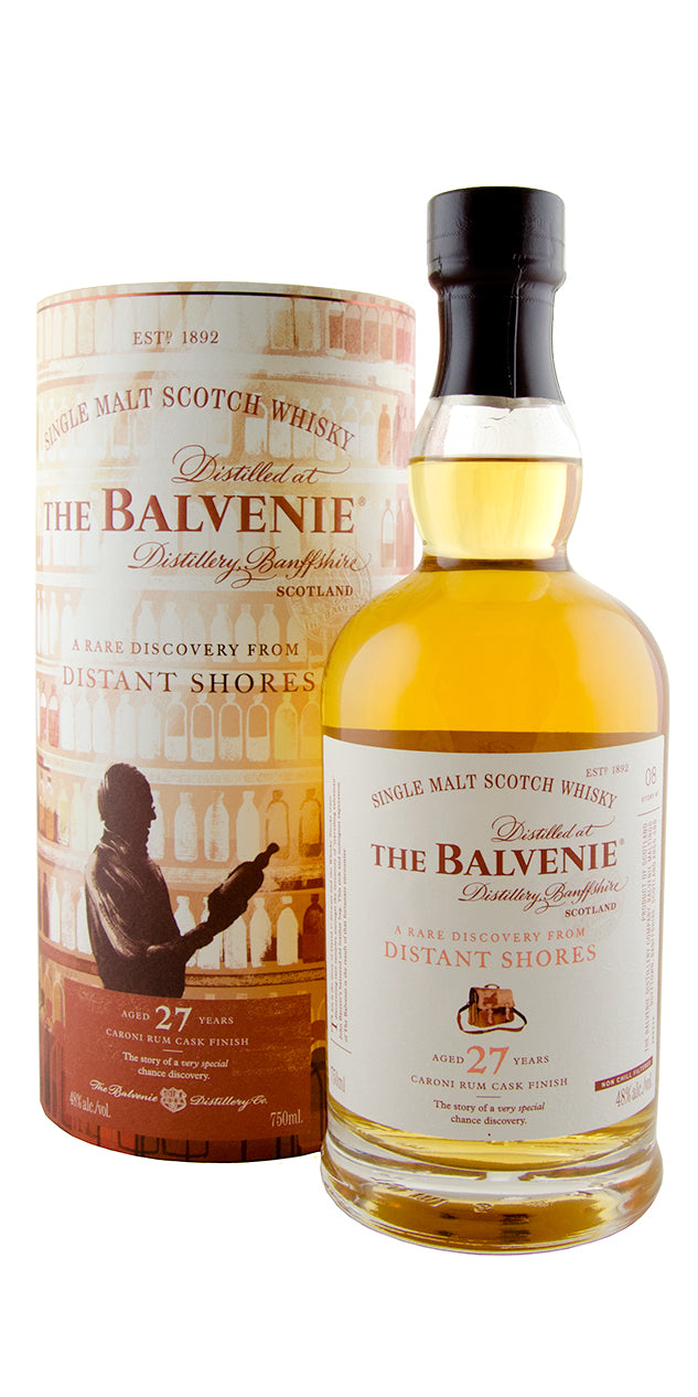 THE BALVENIE A RARE DISCOVERY FROM DISTANT SHORES 27 YEAR OLD 750ML MIAMI LIQUOR WINE STORE