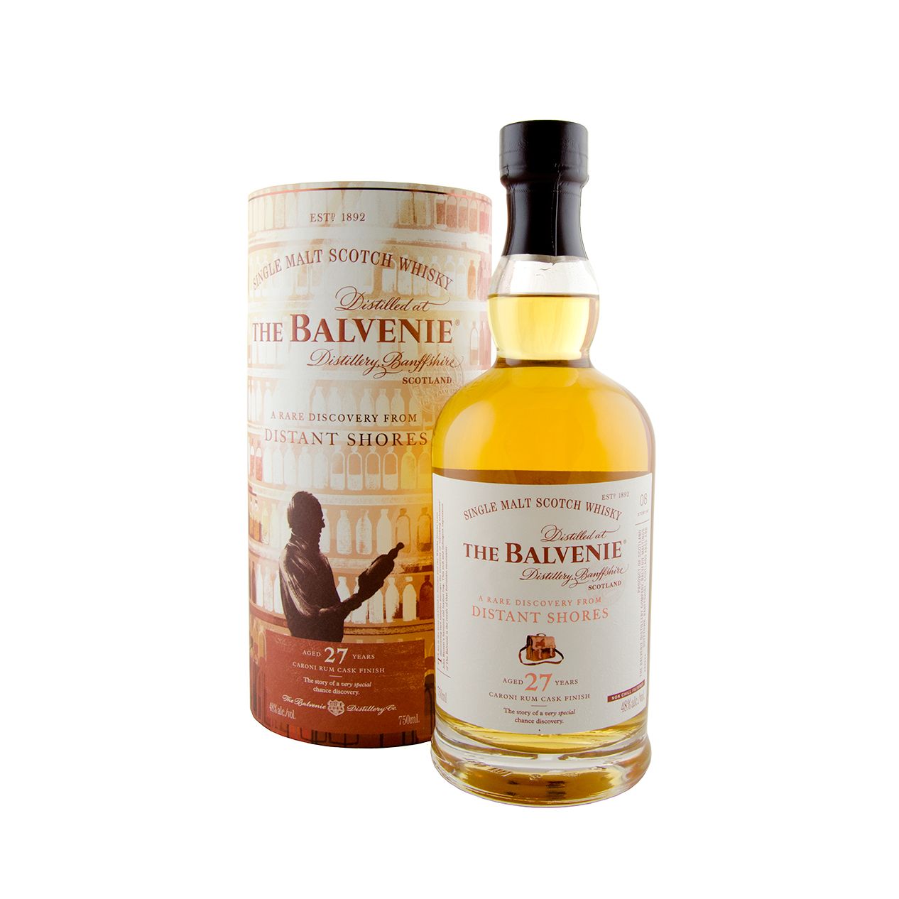 THE BALVENIE A RARE DISCOVERY FROM DISTANT SHORES 27 YEAR OLD 750ML MIAMI LIQUOR WINE STORE