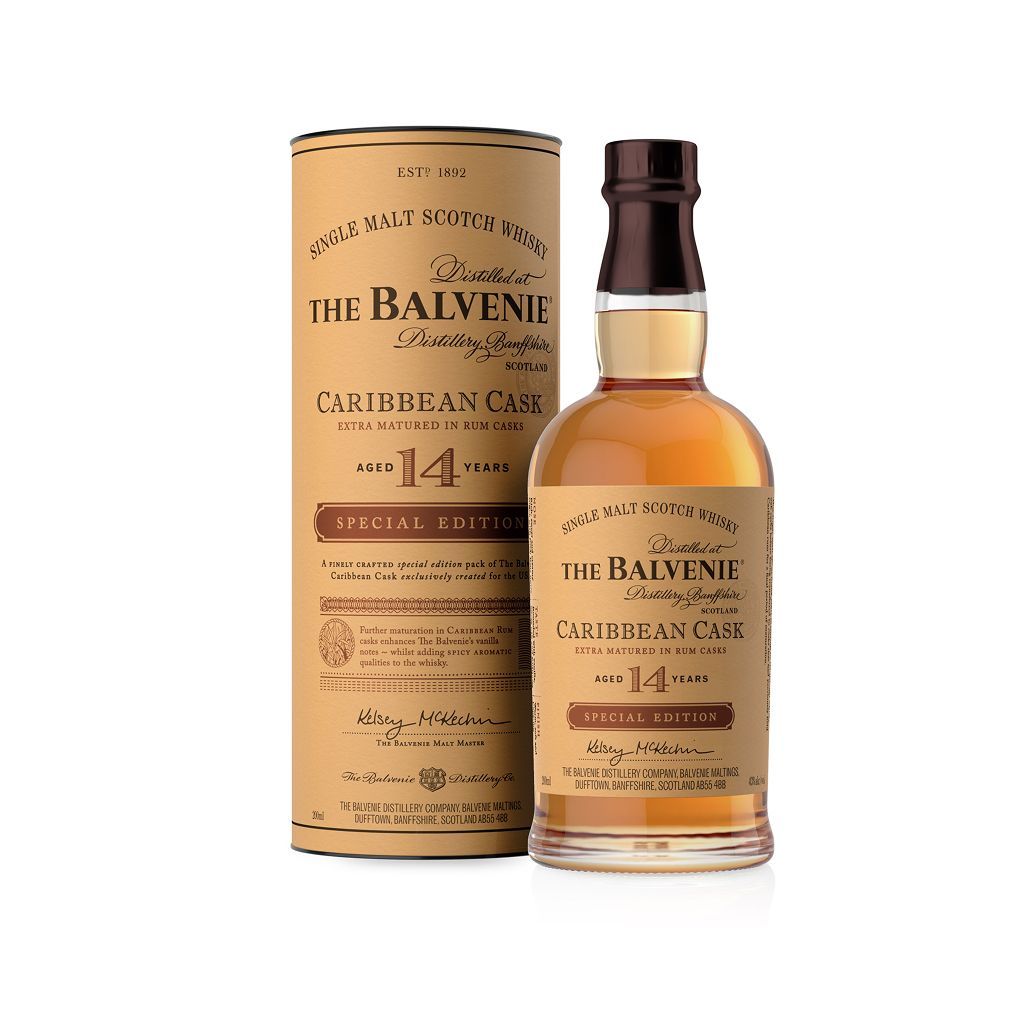 THE BALVENIE CARIBBEAN 14 YEAR OLD 200ML MIAMI LIQUOR WINE STORE