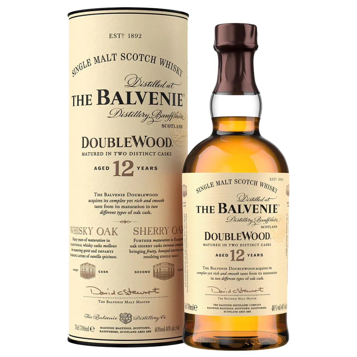 THE BALVENIE DOUBLEWOOD 12 YEAR OLD MIAMI LIQUOR WINE STORE