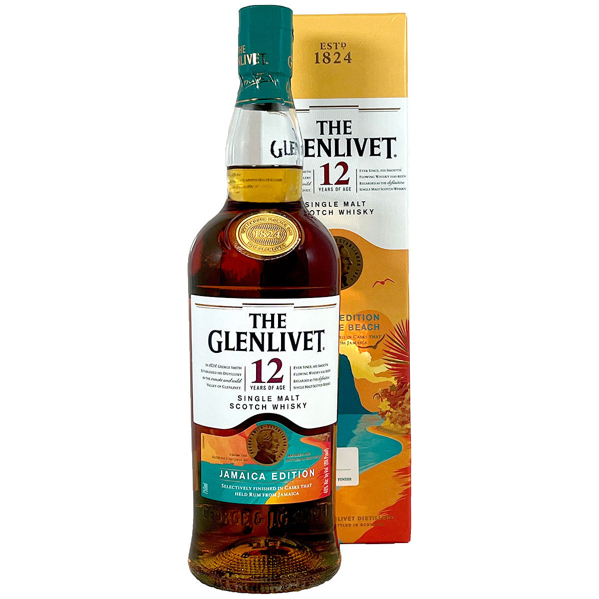 THE GLENLIVET JAMAICA EDITION 12 YEARS 750ML MIAMI LIQUOR WINE STORE