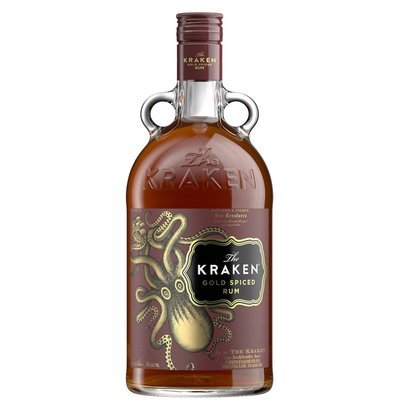 THE KRAKEN GOLD SPICED RUM 1.75L MIAMI LIQUOR WINE STORE