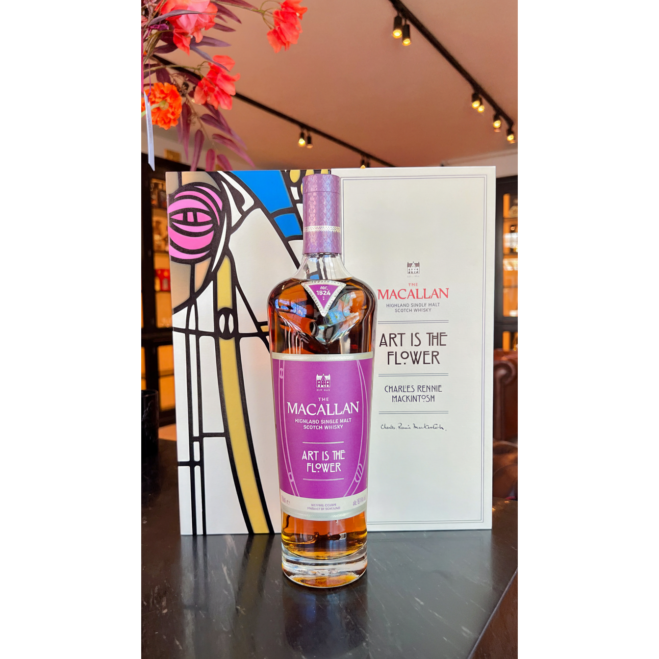 THE MACALLAN ART IS THE FLOWER MIAMI LIQUOR WINE STORE
