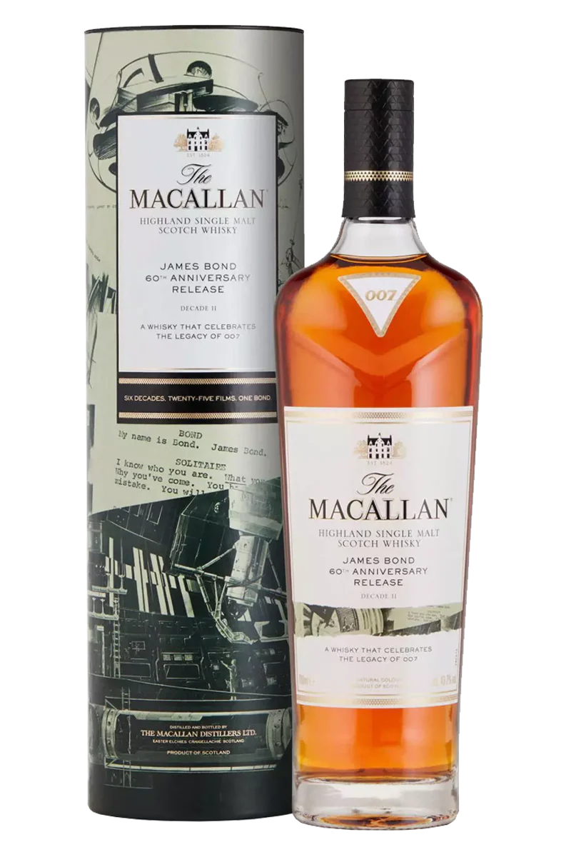 THE MACALLAN JAMES BOND DECADE II 60TH ANNIVERSARY MIAMI LIQUOR WINE STORE