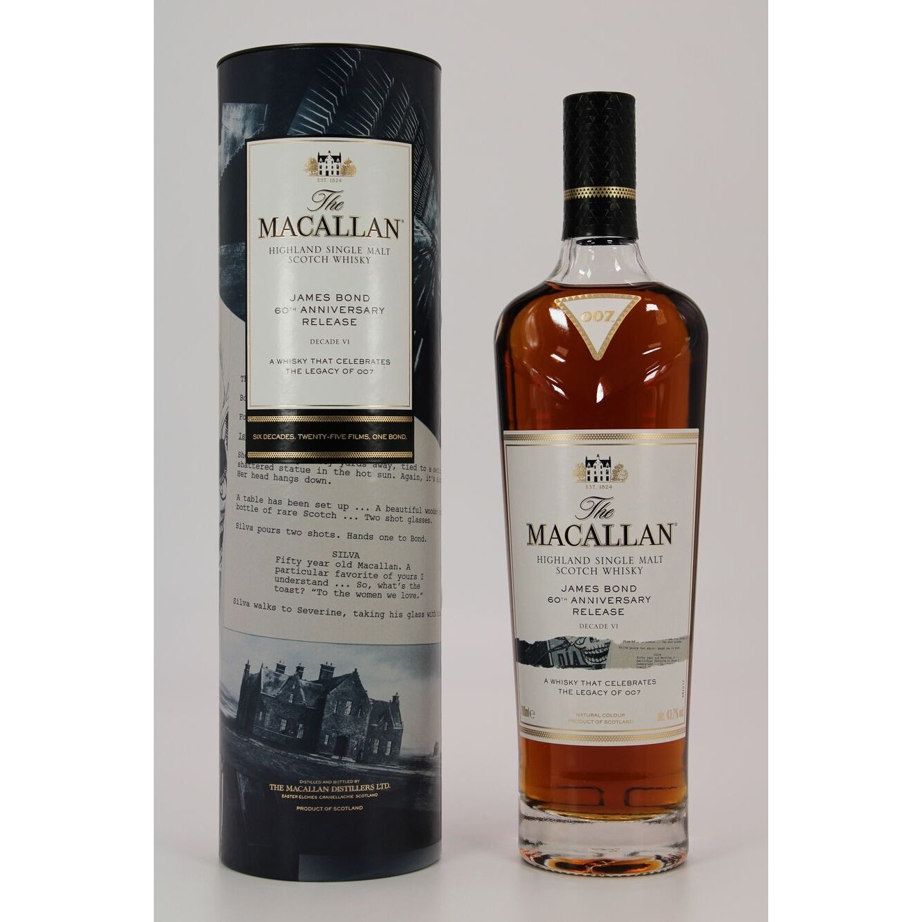 THE MACALLAN JAMES BOND DECADE VI 60TH ANNIVERSARY 700ML MIAMI LIQUOR WINE STORE