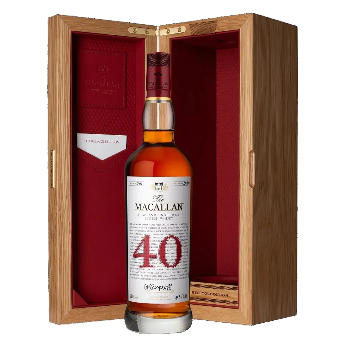 THE MACALLAN RED COLLECTION 40 YO MIAMI LIQUOR WINE STORE
