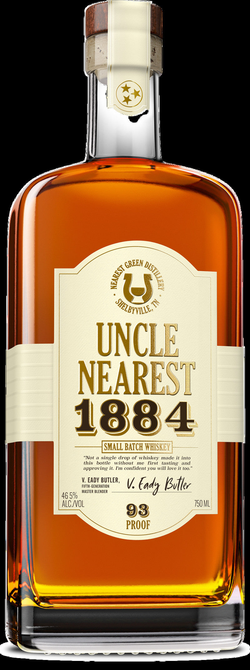 UNCLE NEAREST 1884 SMALL BATCH 93 PROOF WHISKEY MIAMI LIQUOR WINE STORE